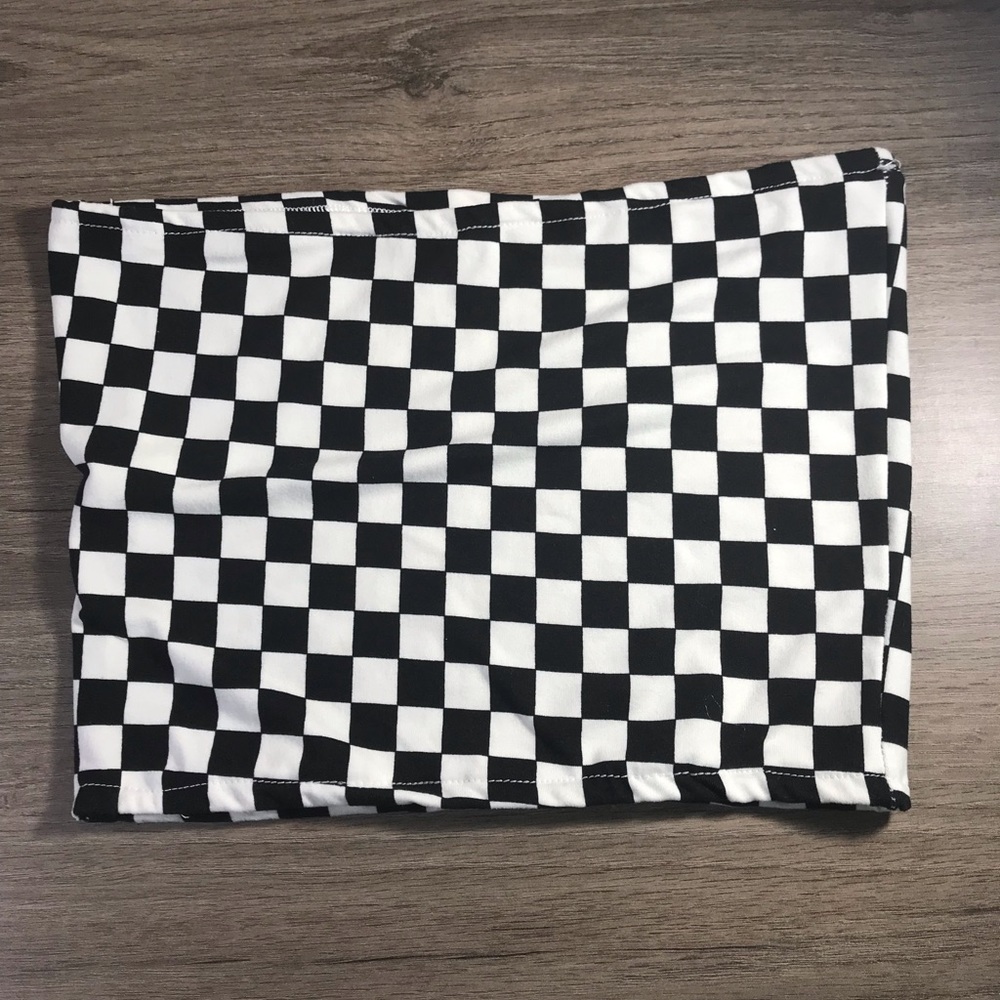 Checkered Tube Top (S)